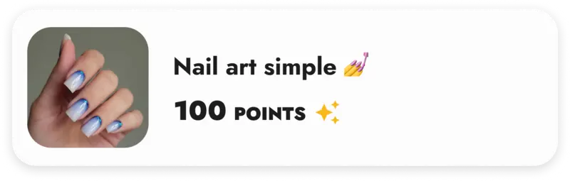 Nail art simple à 100 points